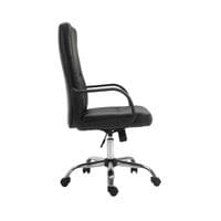 Директорски стол Mega Chrome, екокожа, Tilt механизъм, до 130 kg, черен - 2