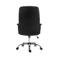 Директорски стол Mega Chrome, екокожа, Tilt механизъм, до 130 kg, черен - 4