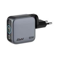 Зарядно устройство Verbatim Mini, GaN, 65 W, сиво - 3 Зарядно устройство Verbatim Mini, GaN, 65 W, сиво - 3