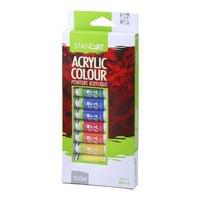 Акрилни бои Standart Acrylic, в тубички по 12 ml, 12 цвята - 1 Акрилни бои Standart Acrylic, в тубички по 12 ml, 12 цвята - 1
