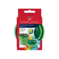 Faber-Castell Чаша за рисуване, сгъваема, зелен мрамор - 1 Faber-Castell Чаша за рисуване, сгъваема, зелен мрамор - 1
