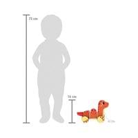 Small Foot Динозавър за дърпане, дървен - 3 Small Foot Динозавър за дърпане, дървен - 3