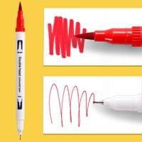 Foska Маркер-четка Brush Pen, 12 цвята - 1