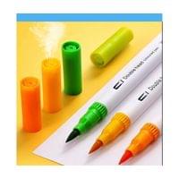 Foska Маркер-четка Brush Pen, 12 цвята - 3