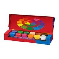 Faber-Castell Темперни бои, 20 ml, 12 цвята, в бурканчета - 3 Faber-Castell Темперни бои, 20 ml, 12 цвята, в бурканчета - 3