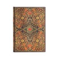Paperblanks Тефтер Fire Flowers, Midi, широки редове,... - 1
