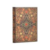 Paperblanks Тефтер Fire Flowers, Midi, широки редове,... - 2