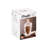 Кутия за бонбони Vivalto, с капак, стъклена - 2