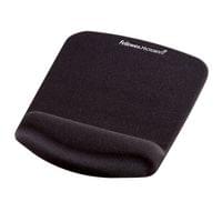 Пад за мишка Fellowes Plushtouch, ергономичен, черен - 1