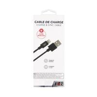 Кабел за TNB Iphone Lightning, 2 m, USB, черен - 2