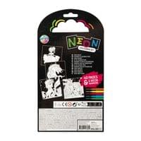 Moxy Книжка за оцветяване Еднорог, неонова, 40 листа - 2