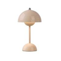 Настолна лампа Giftdecor, форма на гъба, 1.5 W, бежова - 1 Настолна лампа Giftdecor, форма на гъба, 1.5 W, бежова - 1