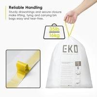 Торби за смет Eko, тип G, с връзка, 50-90 L, 10 броя - 2