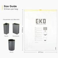 Торби за смет Eko, тип G, с връзка, 50-90 L, 10 броя - 4
