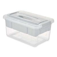 Кутия с капак и органайзер Kipit, 5 L, сив - 1