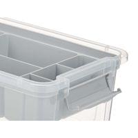 Кутия с капак и органайзер Kipit, 5 L, сив - 2 Кутия с капак и органайзер Kipit, 5 L, сив - 2