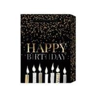 Подаръчна торбичка Happy Birthday, свещи, 31 х 42 х 12... - 1