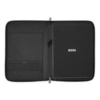 Hugo Boss Конферентна папка Iconic, A4, с цип, черна - 2