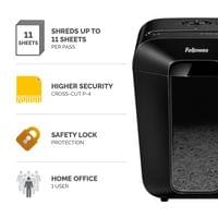 Шредер за унищожаване на документи Fellowes Powershred LX70, Cross-Cut,... - 2