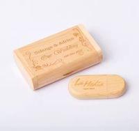 USB флаш памет Woodbox, USB 2.0, 16 GB - 8 USB флаш памет Woodbox, USB 2.0, 16 GB - 8