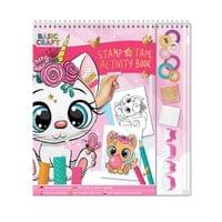 Moxy Книжка с дейности Еднорог, с печати и цветно тиксо - 1