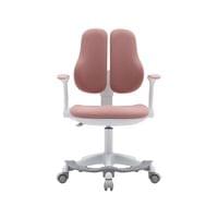 Детски стол RFG Ergo Cute White, текстил, до 100 kg, розов - 1