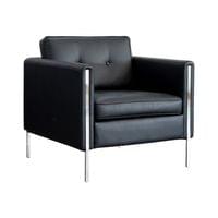 Фотьойл RFG Frida, екокожа, черна седалка, черна облегалка - 1