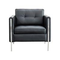 Фотьойл RFG Frida, екокожа, черна седалка, черна облегалка - 2