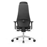 Ергономичен стол RFG Matis HB, екокожа, до 130 kg, черен - 4