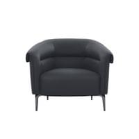 Фотьойл RFG Megan, екокожа, метална основа, черен - 2