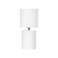 Настолна лампа Giftdecor, текстилна, бяла - 2 Настолна лампа Giftdecor, текстилна, бяла - 2