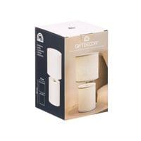 Настолна лампа Giftdecor, текстилна, бяла - 3