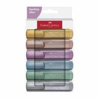 Faber-Castell Текст маркер 1546, металик, 6 цвята - 1