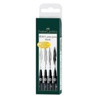 Faber-Castell Тънкописец Pitt Artist Pen, № 199, черен, 4... - 1