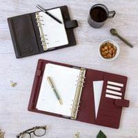 Filofax Органайзер Norfolk Personal, касис - 5 Filofax Органайзер Norfolk Personal, касис - 5
