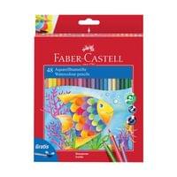 Faber-Castell Акварелни моливи, 48 цвята, с включена четка - 1