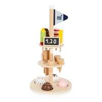 Small Foot Щанд за сладолед, с принадлежности, дървен - 1