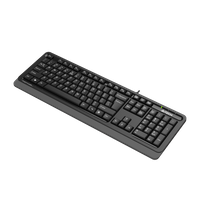 Клавиатура A4Tech Fstyler FKS10, с кабел 1.5 m, USB, черна - 2