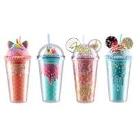 Чаша Takk Lagro 20, със сламка, сладолед, 450 ml, асорти - 1