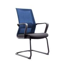 Посетителски стол RFG Smart M, дамаска и меш, до 120 kg, черна седалка,... - 2