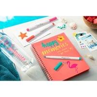 Faber-Castell Маркер-четка Creative Holiday Vibes, 6 цвята - 2