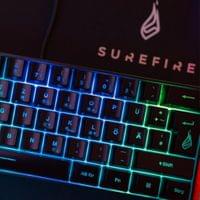 Клавиатура SureFire Kingpin X1, с кабел 1.8 m, геймърска, USB Type-A, 61... - 3