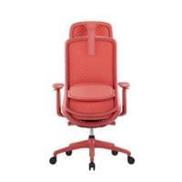 Ергономичен стол RFG Style HB, дамаска, до 130 kg, корал - 3