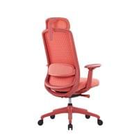 Ергономичен стол RFG Style HB, дамаска, до 130 kg, корал - 2