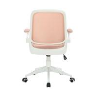 Офис стол RFG Pretty White W, дамаска и меш, Tilt механизъм, до 120 kg,... - 3