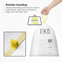 Торби за смет Eko, тип E, с връзка, 25-35 L, 12 броя - 2