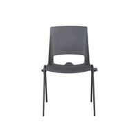 Посетителски стол RFG Sweet Black, полипропилен, до 120 kg, черен, 4... - 4