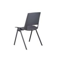 Посетителски стол RFG Sweet Black, полипропилен, до 120 kg, черен, 4... - 6