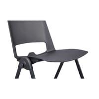 Посетителски стол RFG Sweet Black, полипропилен, до 120 kg, черен, 4... - 9