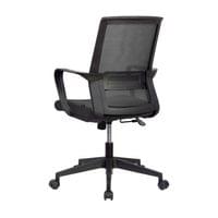 Офис стол RFG Smart W, дамаска и меш, Tilt механизъм, до 120 kg, черна... - 2